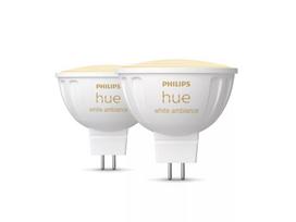 Signify Philips Hue White Amb. MR16 LED lempa dvigubas pakuotė 2x400lm | 929003575202 | 8719514491588