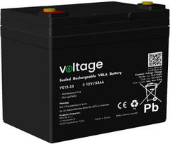 AGM baterija 12V 33Ah VE12-33 (Tarnavimo laikas 6-9 metai) | VE12-33 | 5908231258755