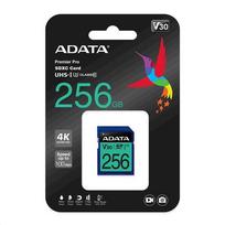 ADATA Premier Pro SDXC atminties kortelė 256GB Class 10 UHS-I/U3 V30 (ASDX256GUI3V30S-R) | ASDX256GUI3V30S-R | 4713218463944