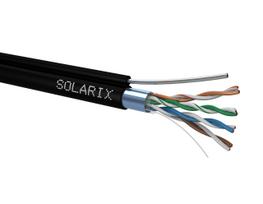 Solarix outdoor kabel instalacyjny FTP CAT5e przewód PE 305m/box konsolowe SXKD-5E-FTP-PE-SAM | SXKD-5E-FTP-SAM | 8595684701319
