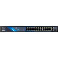 Switch 24 portowy PoE 100Mbps, 2xRJ45 Gigabit Uplink + 1xSFP BCS-B-SP2402G-1SFP | BCS-B-SP2402G-1SFP | 5904890708464