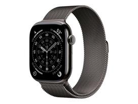 Išmanusis laikrodis Apple Watch 11 GPS + Cellular 46mm Slate Titanium Milanese Loop M/L Graphite (MFD44ET/A) | MFD44ET/A | 195950479454