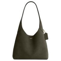 Coach Brooklyn 28 Suede Pečių krepšys Alyvuogių žalias CW637-B4OL Basic Set (Bag+Dust Bag)