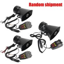 Car Horn Police Siren Air Horn Speaker Car Warning Alarm Megaphone Multipurpose 12V 100W Multi-tone & Claxon Horn 120DB Loud
