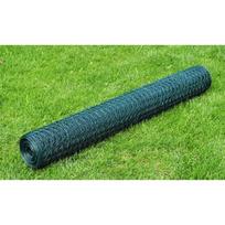 Vielos tinklas žalias 25x075m dengtas PVC danga