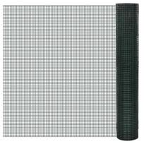 Vielinis tinklas viščiukams su PVC danga žalias 25x1m
