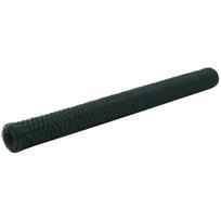 Vielinis tinklas viščiukams su PVC danga žalias 25x15m