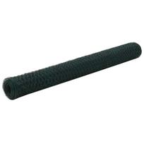 Vielos tinklas viš12žalios s1225x12m PVC dengtas plienas