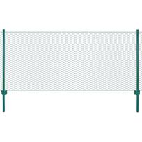 Tinklinė tvora iš vielos su stulpais žalios s1225x05 m