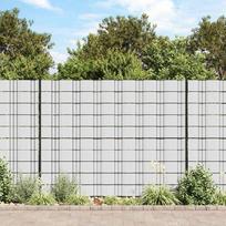 Privatumo suteikianti sodo pertvara balta 70x019m PVC