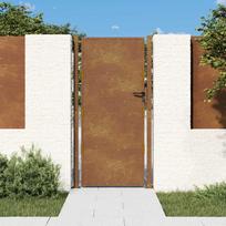 Sodo vartai 100x200 cm Corten plienas