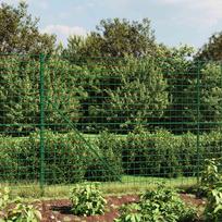 Vielinė tinklinė tvora žalia 2x25m galvanizuotas plienas