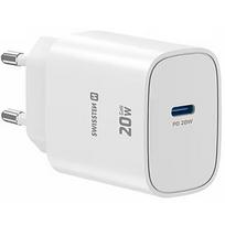 Swissten Edge Travel Charger USB-C GaN 20W White 22071711
