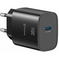 Swissten Edge Travel Charger USB-C GaN 20W Black 22071710