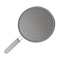 Silikoninis 28 cm silikono purslų apsauga keptuvei, lengvai sustabdanti karštų aliejaus purslų susidarymą, keptuvės dangtis