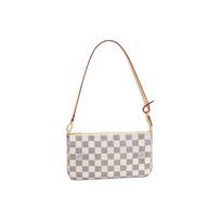 Louis Vuitton Damier Azur drobės rankinė Moteriškos rankinės Smėlio spalvos N41207 Basic Set (Bag+Dust Bag)