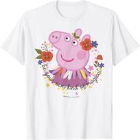 Peppa Pig Magiško Portreto Marškinėliai S balta