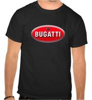 Bugatti Automobilio Logotipas JUODI Marškinėliai - 996- M