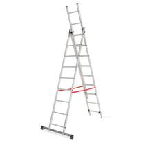 AW23083IP AWTOOLS aliumininės tridalės universalios kopėčios BASIC 3x11 / 150 kg