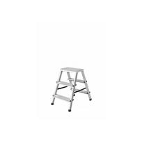 AW23003IP AWTOOLS aliumininės dvipusės kopėčios-taburetė 2x3 / 125 kg