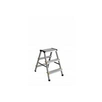AW23026IP AWTOOLS aliumininės dvipusės kopėčios-taburetė 2x3 / 150 kg