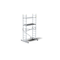 AW23063IP AWTOOLS aliumininiai mobilūs pastoliai su platforma ir ratukais 2x10 / 150 kg