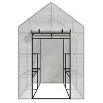 AW67620IP AWTOOLS 8 lentynų erdvus mini šiltnamis PE 140 x 140 x 200 cm
