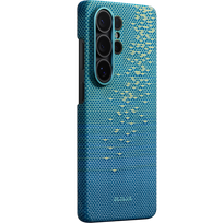 Pitaka Edge Case, Skaisčiai mėlyna (Aaron Button) - Samsung Galaxy S26 Ultra