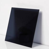 Storas 2/3/4/5mm Spalvotas Pusiau Skaidrus Akrilo Lakštas PMMA Plexiglass Plastikinė Plokštė „Pasidaryk pats“/Eksponavimo Projektams/Vestuvių ir Namų Dekoras 100x100x2mm-1pcs juoda