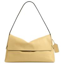 Coach Chelsea 36 Logotipo Užraktas Odinė Pečių Rankinė Didelė Moteriška Pečių Rankinė Vanilės Spalvos CDS62-B4VN Basic Set (Bag+Dust Bag)