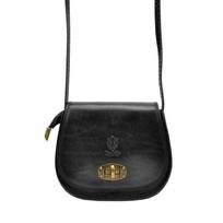 Moteriška odinė rankinė Gregorio 117, juoda, crossbody