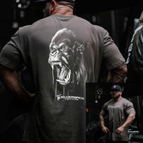 Silverback Fitness Treniruočių Salė Laisvalaikio Marškinėliai Vyrams ir Moterims Prabangus Prekės ženklas Viršus 2026 Naujas M