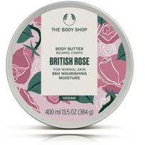 The Body Shop British Rose Body Butter kūno sviestas normaliai odai - 400 ml.