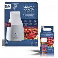 Yankee Candle Black Cherry Ultrasonic Aroma Diffuser difuzoriaus rinkinys (difuzorius + 10 ml. kvapusis aliejus) - 1 vnt.