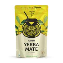 MATERO Yerba Mate Tradicinė Arbatžolių Arbata - 100g Pakuotė, Natūralus Argentinietiškas Žolelių Užpilas, Vidutinis Kofeino Kiekis, Turtingas Aromatas ir Švelnus Skonis