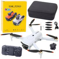 Žaislinis dronas Lean Toys Pro D6, 23 cm, balta sp.