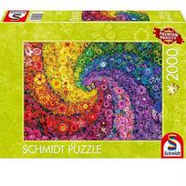 Schmidt Spiele Colorful Flower Swirl, Puzzle (2000 pieces) 59744
