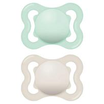 MAM Air Silicone ortodontiniai čiulptukai "Green/Neutral"