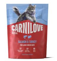 CARNILOVE ACTIVE Cat Salmon & Turkey Large Breeds sausas pašaras katėms , 2 kg