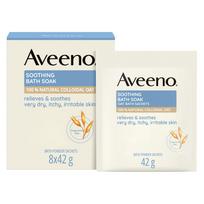 Vonios ekstraktas Aveeno Soothing Bath Soak, 336 g, 8 vnt.
