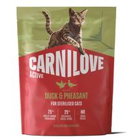 CARNILOVE ACTIVE Cat Duck & Pheasant Sterilised sausas pašaras katėms, 6 kg