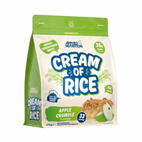 Cream of Rice – lengvai virškinamas ryžių kremas energijai | Applied Nutrition (1000g) - apple-crumble