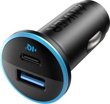 "Anker" 52,5 W Cigaretės žiebtuvėlio USB C, 323 12 V mobiliojo telefono įkroviklis automobiliui, automobilinis įkroviklis "iPhone 17/16/15/14/13/12", "Galaxy S24", "iPad Pro", "Pixel