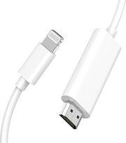 "Apple MFi" sertifikatas: Skaitmeninis AV adapteris, HDTV kabelis, suderinamas su iPhone 14, 13, 12, 11, Pro Max, XS, XR, X, X, 8 į