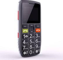 "artfone C1" senjorų mobilusis telefonas be sutarties, 2G GSM mobilusis telefonas su SOS pagalbos iškvietimo funkcija, dideli mygtukai, žibintuvėlis, FM radijas, fotoaparatas, 1800 mAh baterija, juodas