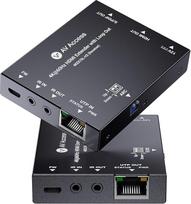 "AV Access" 4K@60Hz HDMI per Ethernet ilgintuvas per "Cat6/7" iki 230 pėdų su kilpos išėjimu, palaiko 4K 4:4:4, HDR10, HDCP 2.3, "Doby Atmos", DTS:X, dvikryptį IR, PoC, EDID ir ARC jungiklį (4KEX70L-H2)