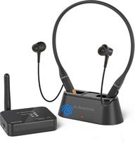"Avantree Aura Loop" naujos kartos belaidės ausinės televizoriams su "Auracast" ir įkrovimo stotimi, 3 ekvalaizerio režimai su "Voice Clear" senjorams, palaiko "Auracast" jungtis "vienas su daugeliu