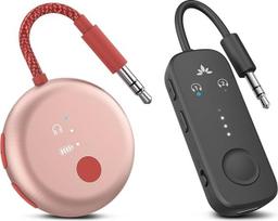 "Avantree Relay & SoundJet R1" - aukščiausios klasės lėktuvo "Bluetooth" adapteris su pažangiu "Qualcomm" mikroschemų rinkiniu, 2 ausinių palaikymas, 25 valandų veikimo laikas, "aptX Adaptive" ir HD garso siųstuvas, skirtas "AirPods