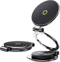 "Baseus MagPro II" mobiliojo telefono laikiklis automobilyje, [pilnai metalinis] [20 x N56 magnetų] [360° pasukamas ir ištraukiamas] "MagSafe" mobiliojo telefono laikiklis, skirtas "iPad", "iPhone" 12-16 serijos ir mobiliesiems telefonams su magnetinio ži