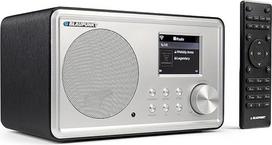 "Blaupunkt Internet Radio IR 20" su spalvotu 2,4" LCD ekranu, žadintuvas su radiju arba žadintuvu, skaitmeninis radijas su miego laikmačiu, orų prognozė, belaidis muzikos transliavimas, "Aux In", įskaitant nuotolinio valdymo pultą, juodas / sidabrinis